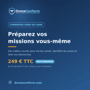Formation vidéo à la réglementation drone